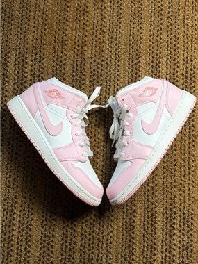 Pink Foam Valentines Day Nike Jordan 1 Sneakers